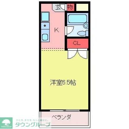キャンパスビレッジ高坂の物件間取画像